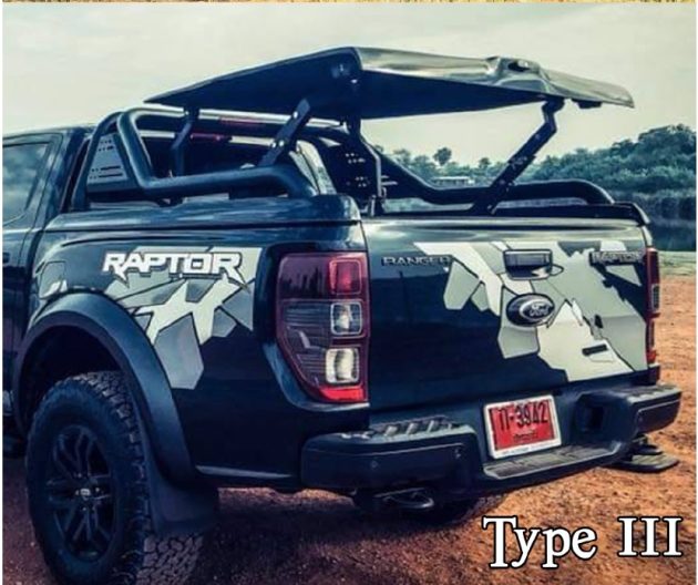 Крышка в два положения на пикап Ford Raptor — изображение 2