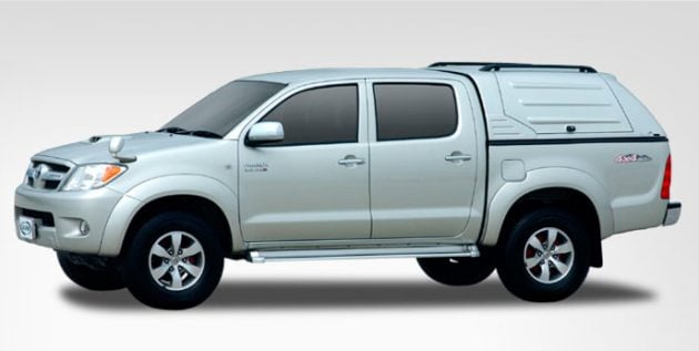 Кунг модели CML-G с распашными пластиковыми бортами для Nissan Navara — изображение 2