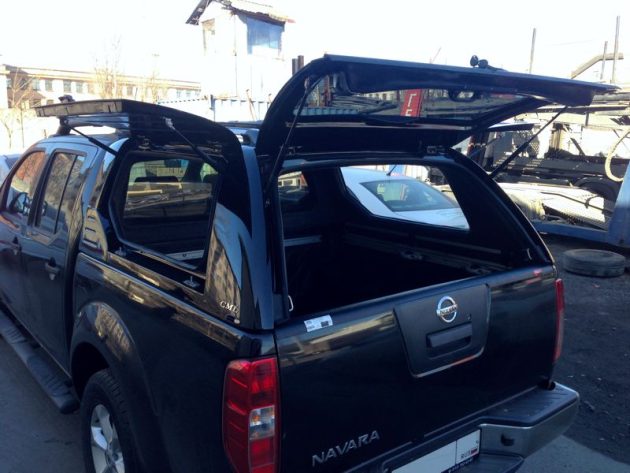 Кунг модели CML-G с распашными пластиковыми бортами для Nissan Navara — изображение 6