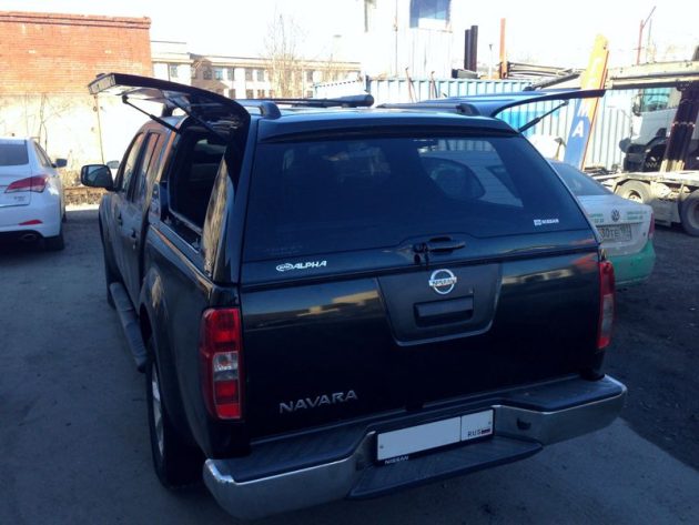 Кунг модели CML-G с распашными пластиковыми бортами для Nissan Navara — изображение 7