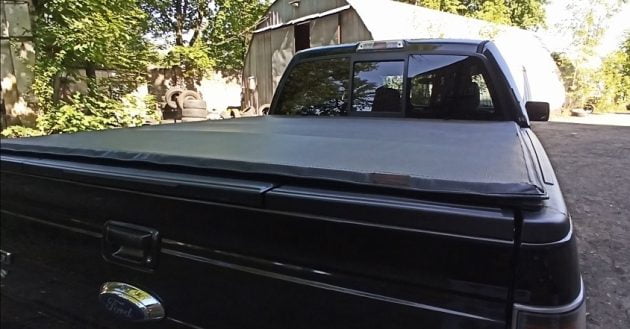 Отстегивающийся тент Kramco со скрытым креплением на пикап Ford Raptor