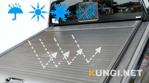 Роллета в кузов пикапа Ford Ranger Raptor — изображение 2