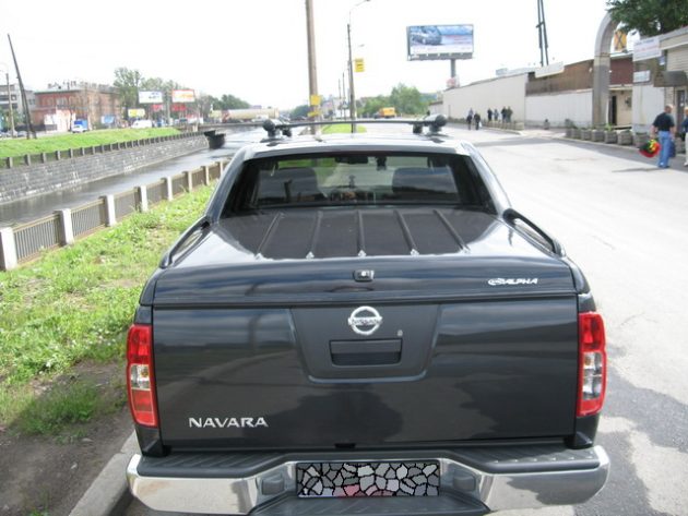 Крышка кузова Альфа со спойлером SC-R, Sport Cover, для пикапа Nissan Navara — изображение 2