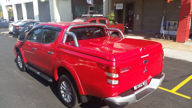 Крышка кузова с дугами в одно положение для пикапа Mitsubishi L200 2015 — изображение 5