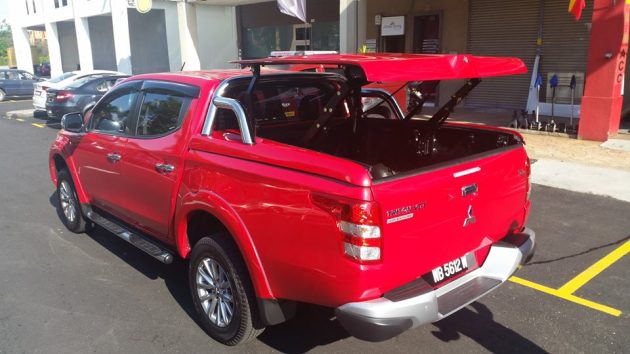 Крышка кузова с дугами для пикапа Mitsubishi L200 с 2019 года — изображение 9
