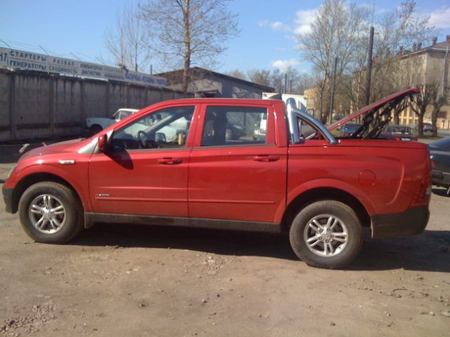 Крышка кузова с дугой безопасности для пикапа SSANGYONG SPORTS