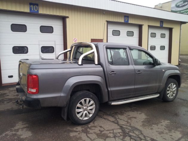 Крышка кузова TopUp c дугой безопасности для Volkswagen Amarok в одно положение — изображение 4