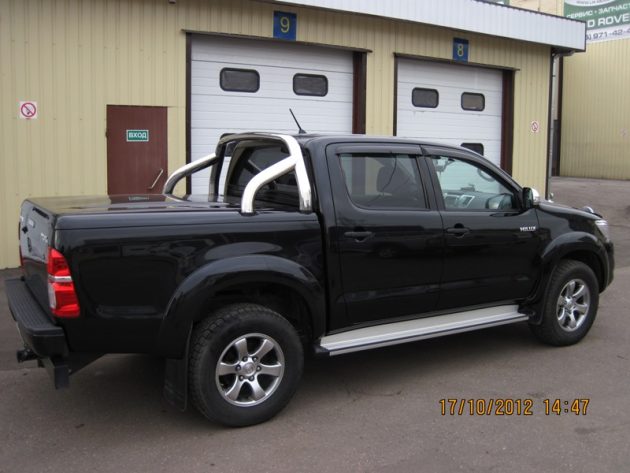 Крышка TopUp с дугами безопасности для Toyota Hilux Vigo — изображение 2