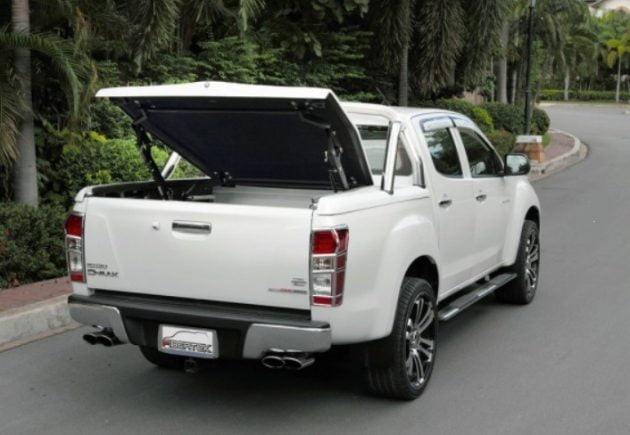 Крышка в два положения с дугами для пикапа Isuzu D-Max ( Исузу Д-макс) — изображение 2