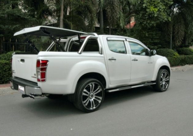 Крышка в два положения с дугами для пикапа Isuzu D-Max ( Исузу Д-макс) — изображение 3