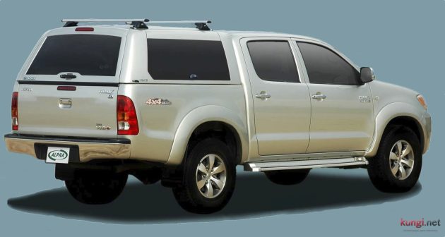 Кунг модели CME-L с распашными стеклами для Toyota Hilux Vigo