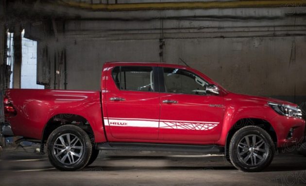 Наклейка-стикер Hilux для Toyota Hilux Revo от 2015 года