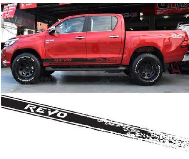 Наклейка-стикер Revo для Toyota Hilux Revo от 2015 года