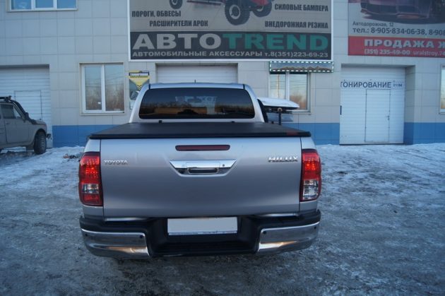 Отстегивающийся тент Kramco для Toyota HiLux REVO — изображение 4