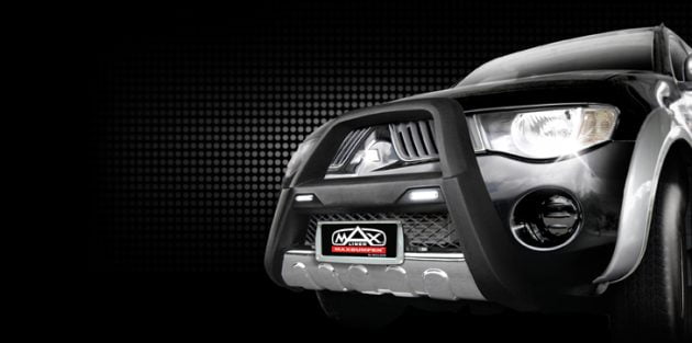Передний бампер высокий для пикапа MITSUBISHI L200 (Митсубиши Л200) NEW 2014