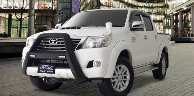 Передний бампер для пикапа Toyota Hilux — изображение 5