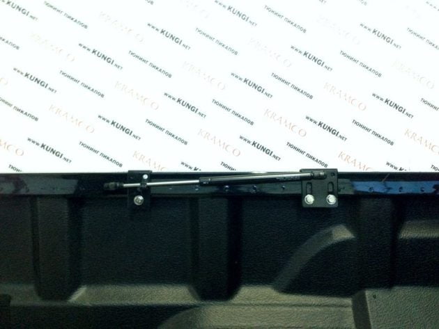 Подъемный трехсекционный тент Kramco для Toyota Hilux Vigo без спиливания решетки — изображение 5