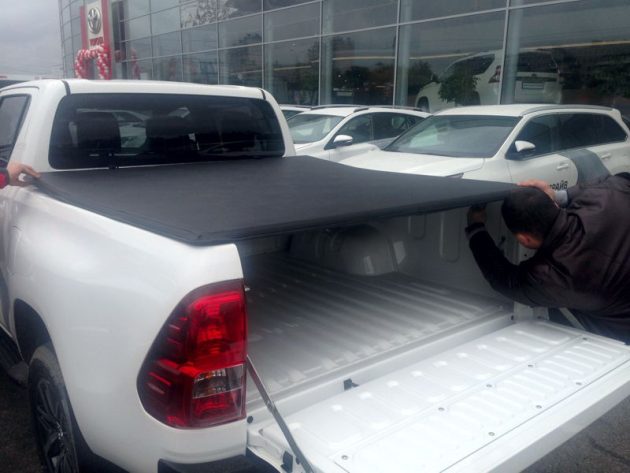Мягкий трехсекционный тент для Fiat Fullback — изображение 2