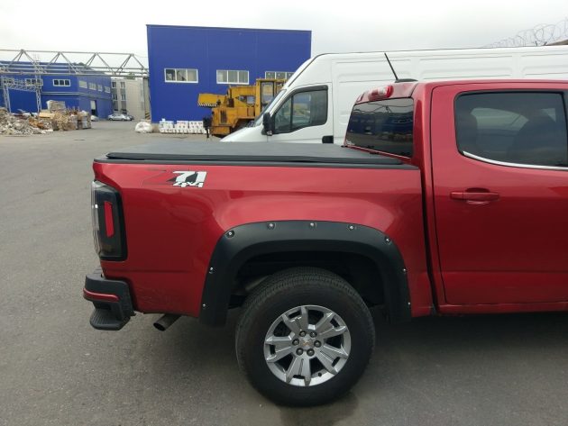 Трехсекционный тент Kramco на пикап Chevrolet Colorado ( Шевроле Колорадо) — изображение 3