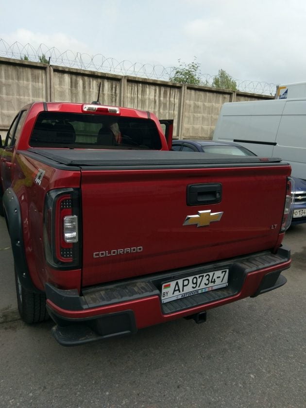 Трехсекционный тент Kramco на пикап Chevrolet Colorado ( Шевроле Колорадо) — изображение 4