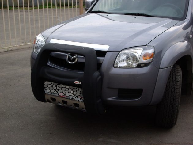 Защита переднего бампера, кенгурин для пикапа Mazda BT-50