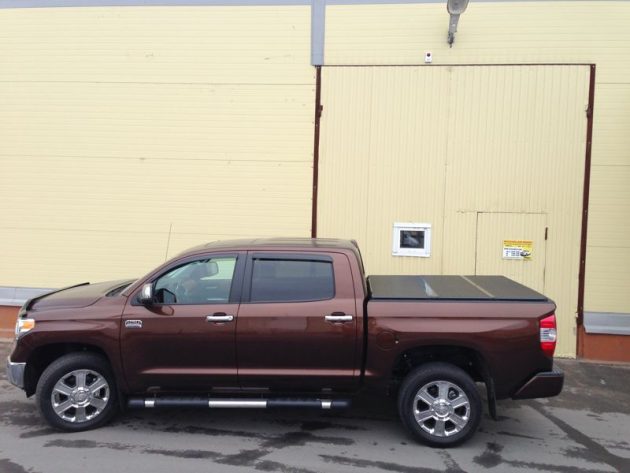 Жесткая трехсекционная крышка кузова Kramco для Toyota Tacoma — изображение 10
