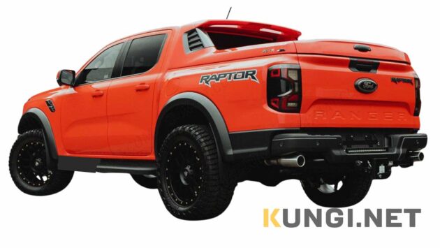 Крышка кузова Alpha со спойлером SC-Z, Sport Cover для пикапа Ford Ranger Raptor — изображение 2